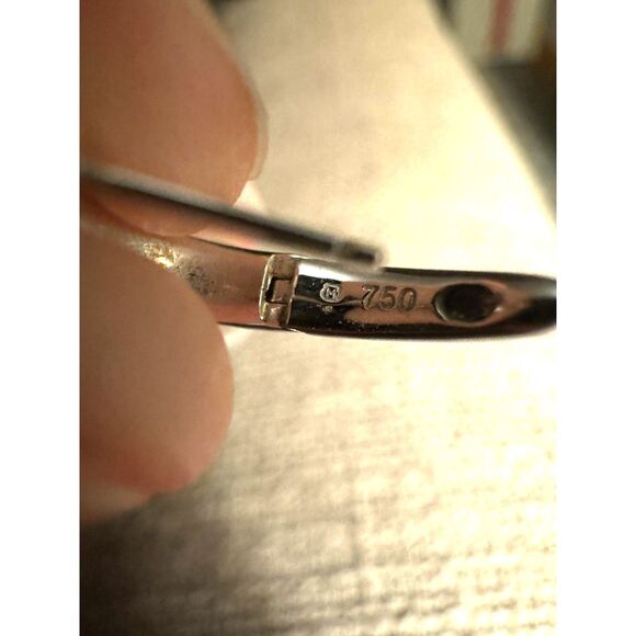 Mikimoto Akoya Cultured Pearl Hoop Earrings 18K White Gold Classic Elegance - Picture 4 of 10